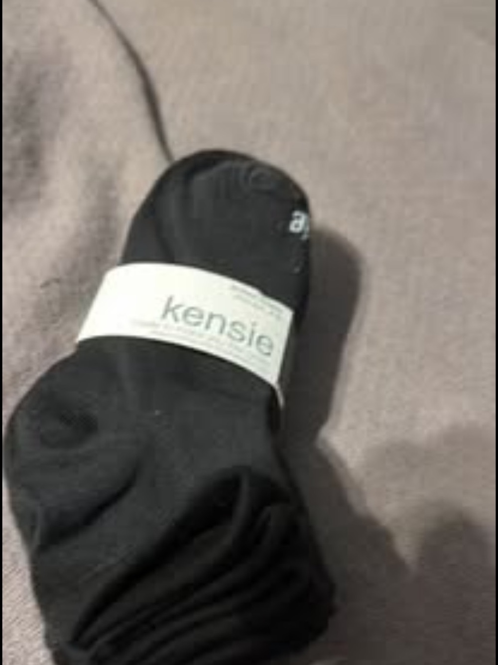 kensie women Black No-Show Socks - Pack